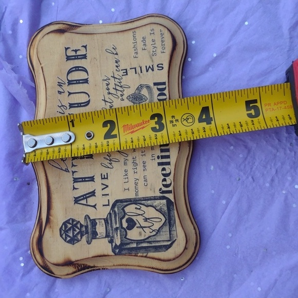 Cute little wall plaques I make this one is 3.5" x 5.5" - Picture 2 of 3